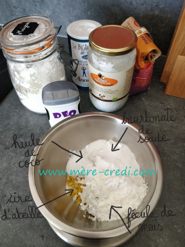 ingrédients déodorant maison